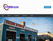 Tablet Screenshot of freedomautorepair.com